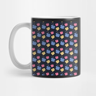 Colorful Hibiscus-Plague Flowers Pattern Mug